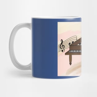 Proud Pianist Piano Lovers Wing Mug